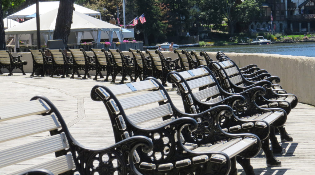 Boardwalk chairs at Lake Mohawk